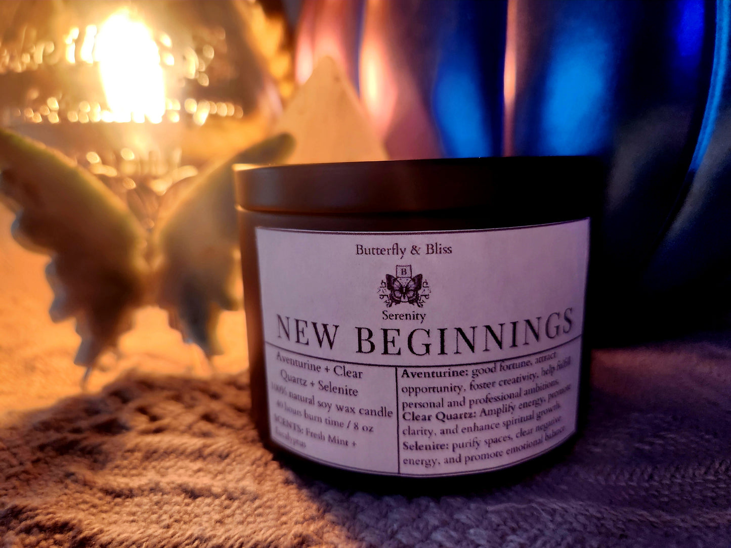 New Beginnings Soy candle 10 oz
