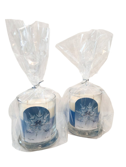 Snow day candle